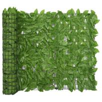 Balkono pertvara vidaXL 500x100 cm, žalia, Зелёный