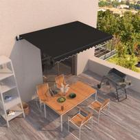 Automatinė ištraukiama markizė VidaXL 450x350 cm. pilka
