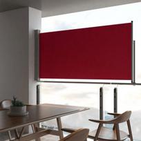 Ištraukiama šoninė kiemo pertvara vidaXL, 120 x 300 cm, raudona