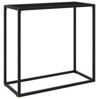 Konsolinis staliukas, 80x35x75 cm, juodas, Juoda