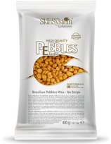 Skin System kietas vaškas granulėmis depiliavimui be juostelių SkinSystem Brazilian Pebbles Wax No Strips Gold Cream 400g
