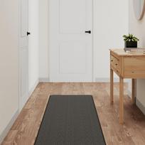 Kilimas-takelis antracito spalvos 50x250cm sizalio imitacija