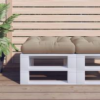 Paletės pagalvėlė taupe spalvos 60x60x12cm audinys