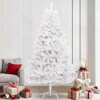 Dirbtinė Kalėdų eglutė su 300 LED Balta 240 cm PVC ir metalas