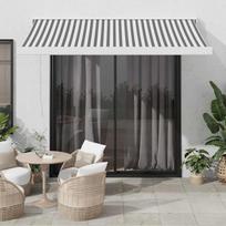 Ištraukiama markizė antracito/balta 35x25m audinys