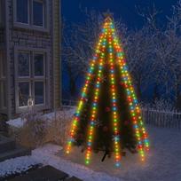 Kalėdų eglutės girlianda su 400 spalvotų LED lempučių 400cm