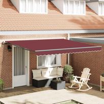Automatinė ištraukiama markizė bordo spalvos 400x300cm