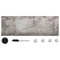Prie sienos montuojama magnetinė lenta 60x20cm stiklas