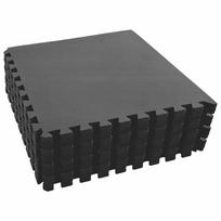 Galvosūkio pratybų kilimėliai 24 pcs Juodas 864 ㎡ EVA puta