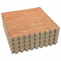 Galvosūkio pratybų kilimėliai 24 pcs Ruda 864 ㎡ EVA puta