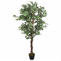 Dirbtinis fikusas žalios spalvos 80 cm 378 lapai
