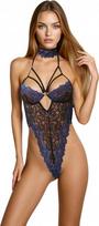 Softline Collection Set body and neckband 11030 blue/black 3XL