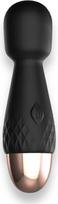 Power Escorts - Mini Wand De Luxe - Black - 11,6 Cm / 4.5 Inch Silicone Wand Massager