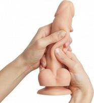 Strap-On-Me SLIDING SKIN REALISTIC DILDO VANILLA XL