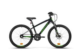 Whistle Avion 7 24" bicycle, 7-speed, black/green (0115340730)