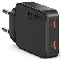 SBS Charger Ultra-slim 2x Type-C 65W