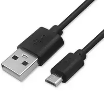 Qoltec USB A male cable | micro USB B male | 1m | BULK