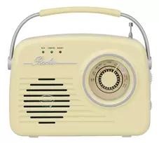 Setty Bluetooth speaker with radio, Retro P350, beige