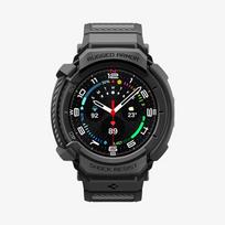 Spigen Rugged Armor Pro Watch 8 Classic (46mm) Case + Band - Matte Black