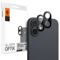 Spigen Glas.tR Optik iPhone 16 Plus / iPhone 16 Camera Lens Protector [2 Pack] Black
