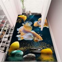 3D kiniškas grindų kilimėlis nuo durų iki durų Namų miegamasis Svetainė Vonios kambarys Neslystantis sugeriantis mašina plaunamas kiliminis kilimėlis 40*60cm