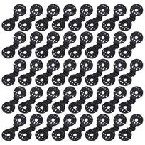 Plėvelės klipai šiltnamio efektą sukeliantys šiltnamiai Plastikiniai Juoda Balta 40/50/100vnt black 40pcs