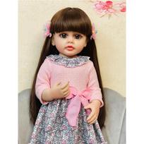 Reborn Doll Lifelike Baby Princess Lėlės Vaikai lydi lėlę mergaitėms Britanijos kalėdinėmis dovanomis Bebe žaislas