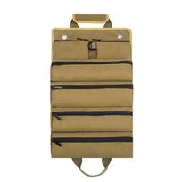 „Oxford Cloth Tool Tote Bag“ universalus įrankių laikiklis su 6 kišenėmis profesionaliam namų įrankiui chaki