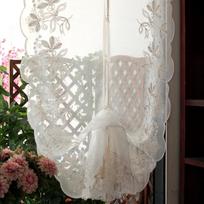 Siuvinėti verpalų užuolaidos Balloon Pull Curtain įlankos langas Romos užuolaidos namų svetainės dekoravimui 83x115cm