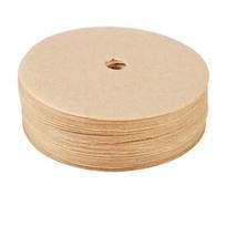 200Pcs Natural Percolator Coffee Filters Unbleached Round Coffee Filter Paper  Camping Natural Color