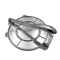 „Tortilla Press“ 8 colių didelio našumo miltų „Tortilla Press“ aliuminio lydinio iš anksto pagardintas „Roti“ aparatas su sidabras