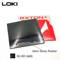 Loki RXTON1 Stalo teniso guma Fast Attack Pingpong Guma juoda