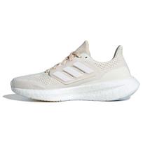 Adidas PureBoost 23 Smėlio spalvos su metaliniu atspalviu Moteriški sportbačiai Kreminės spalvos su mėlynu atspalviu IF1535 36