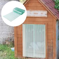 Patvarus PVC šuns durelių atvartas lengvam montavimui ir apsaugai nuo oro sąlygų width 19cm