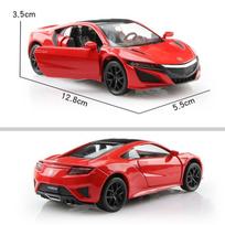 Greiti ir įsiutę JDM 2017 Honda Acura NSX Superautomobilis 5 colių metalinis automobilis Simuliacija Lydinio ir žaislinė transporto priemonė RMZ city 1:36 lydinio modelio gimtadienio dovanos red