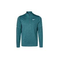 Nike Dri-Fit Element Half-Zip ilgomis rankovėmis spausdinti marškinėliai vyrams, išblukusios eglės spalvos, žalia DD4757-309 XXL