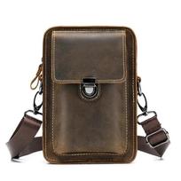 Arklienos odos vyriška juosmens krepšys, telefono dėklas, krepšiai, juosmens krepšys, vyriškas mažas diržas per petį, krepšys crossbody krepšiai vyrams 13.5x5x20cm
