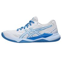 ASICS  Gel Tactic 12 White Light Blue Women Sneakers 1072A092-103 35.5