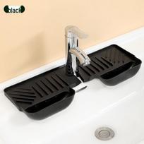 Silikoninis virtuvės maišytuvo drenažas ir stalviršio apsauga nuo purslų Faucet Drain Pad pilka spalva