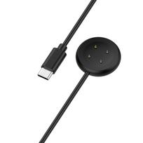 Watch 3 įkroviklis, skirtas Google Pixel Watch 2, USB C įkrovimo laidas, Type-C, 1 m / 3,3 pėdos, juodas / baltas laidas, magnetinis juoda