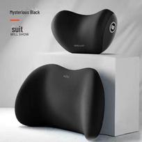 Automobilinė atminties putų juosmens pagalvė ir kaklo atramos pagalvėlių rinkinys - puiki dovana vairuotojams Neck Pillow mistinės juodos spalvos