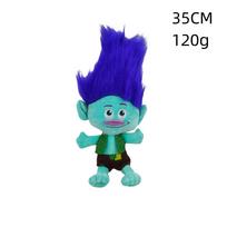 Troliai susivienija Pliušinis žaislas Animacinis filmas Poppy Branch Lėlė mėlyna