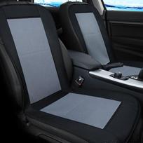 Automobilio vasaros aušinimo oro ventiliatorius sėdynės kėdės pagalvėlė vėsus užvalkalas su ventiliatoriumi DC 12V greito pučiamo vėdinimo automobilio sėdynės aušintuvo padėklo ventiliatorius pilka