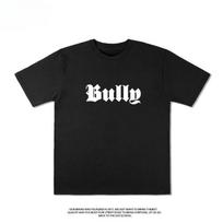 Kanye naujas albumas BULLY Hip-hop su spauda trumpomis rankovėmis marškinėliai vyrams ir moterims Vasariniai iš grynos medvilnės Europa ir Amerika S