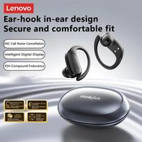 Lenovo XT55 Bluetooth 5.4 Belaidės ausinės Ilgas baterijos veikimo laikas HiFI Stereo Ausinės Triukšmą slopinančios Sportinės Ausinės pilka