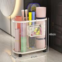 Mat Holder Home Gym Storage Organizer Rack Cart for Kettlebells balta