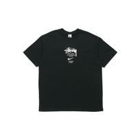 Nike x Stussy International Marškinėliai Juodi Vyriški Viršutiniai Drabužiai DD3342-010 L