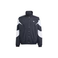 Adidas Originals Logotipo Apykaklė Užtrauktuku Ilgomis Rankovėmis Striukė Vyriškos Striukės Juoda IL2465 L-XL