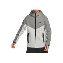 Nike Sportswear Tech Fleece Windrunner Patogus ilgomis rankovėmis švarkas su pilnu užtrauktuku Vyriški švarkai Šviesiai geležies rūda Vėsiai pilka Juoda FB7922-014 M