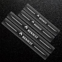 4 vnt. Automobilio slenksčio apsauga Skaidrus dekoratyvinis ženklelis 3D lipdukas Renault Dacia Koleos 1 Clio Laguna 2 Megane 2 3 Duster Logan Captur Renault